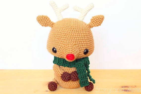 Christmas reindeer Crochet pattern