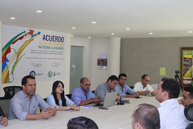 Gobernadores de La Guajira y el Cesar se unieron para trabajar