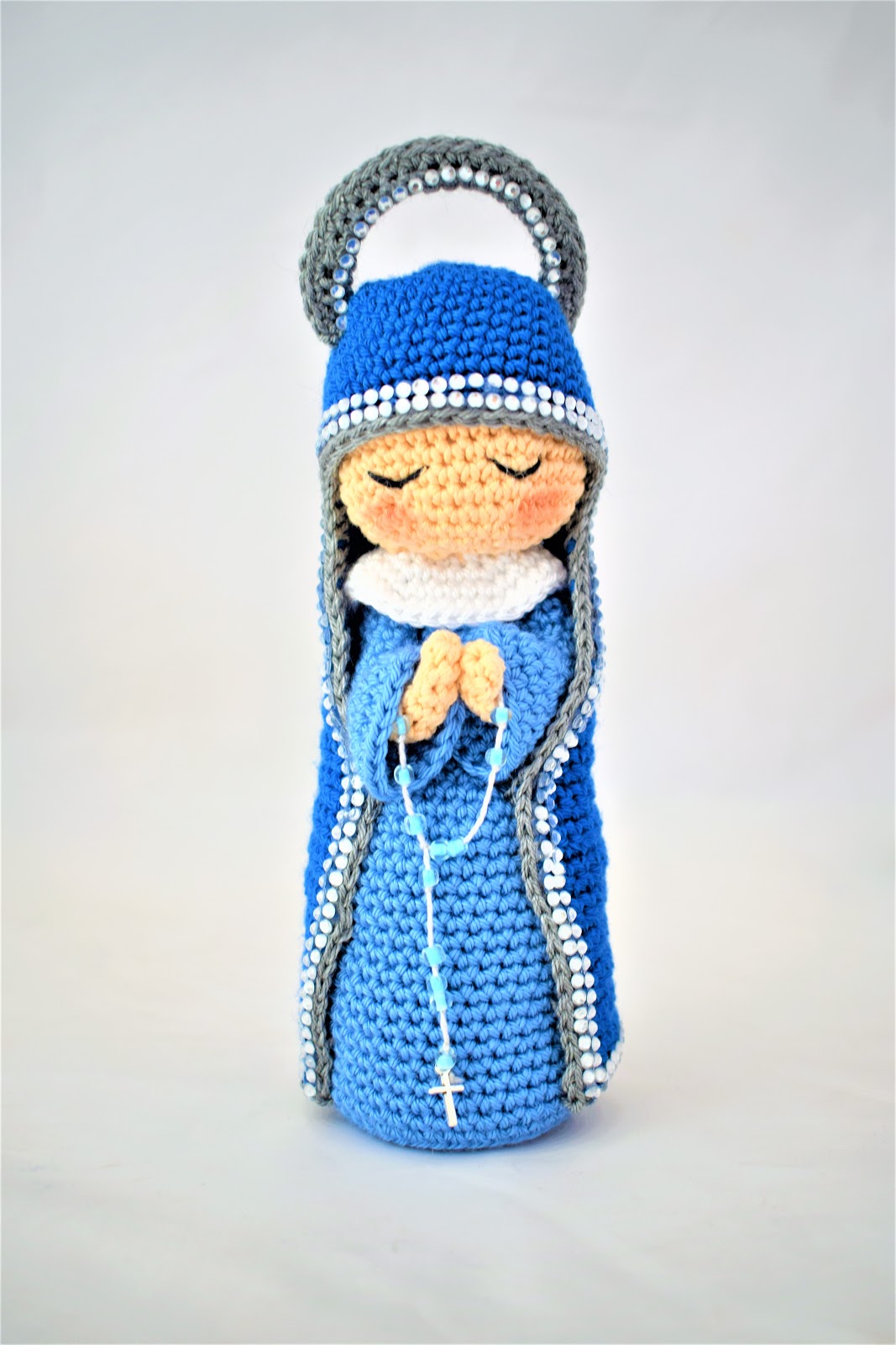 virgen amigurumi