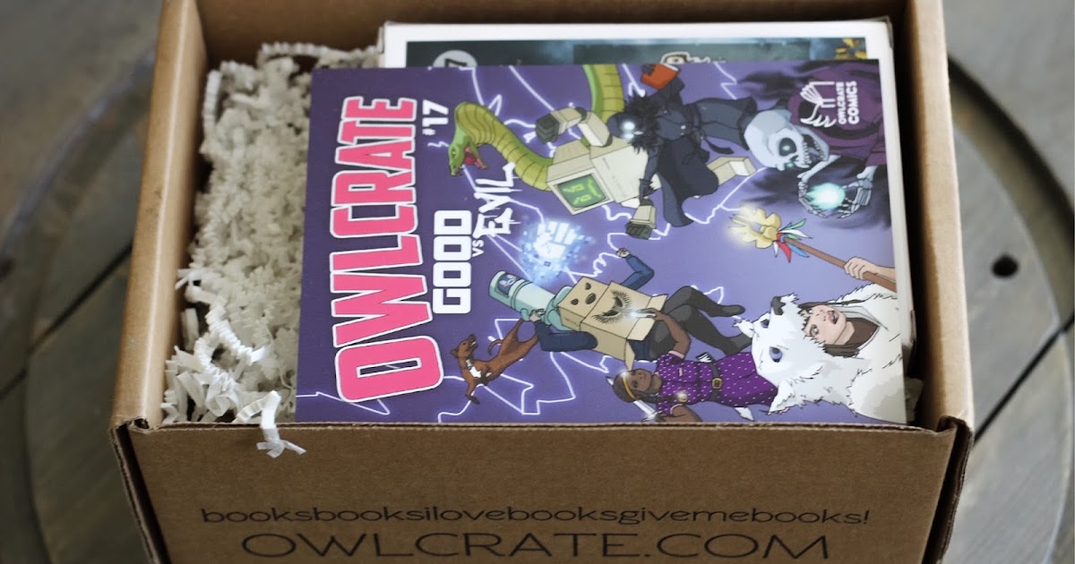 Alohamora Open a Book Owlcrate July Good vs. Evil YA Lit Subscription