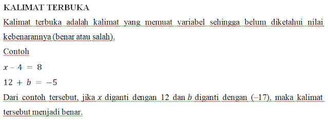 ULANGAN HARIAN PLSV DAN PtLSV MATEMATIKA KELAS 7 Media