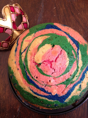 multicolor torta carnevale