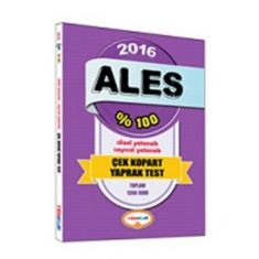 Yediiklim ALES Çek Kopart Yaprak Test (2016) Yediiklim ALES Çek Kopart Yaprak Test (2016)