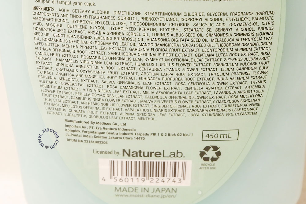 Xiao Vee Indonesian Beauty Blogger Moist Diane Extra Fresh & Hydrate