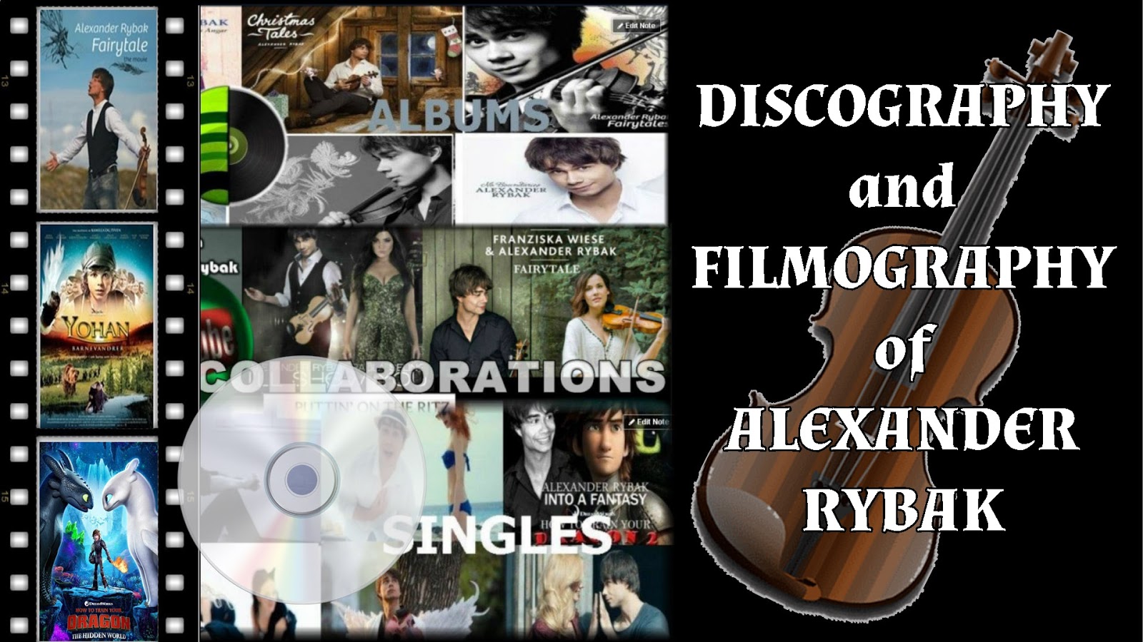 Alexander Rybak Fan Hungary 5 DISCOGRAPHY/FILMOGRAPHY