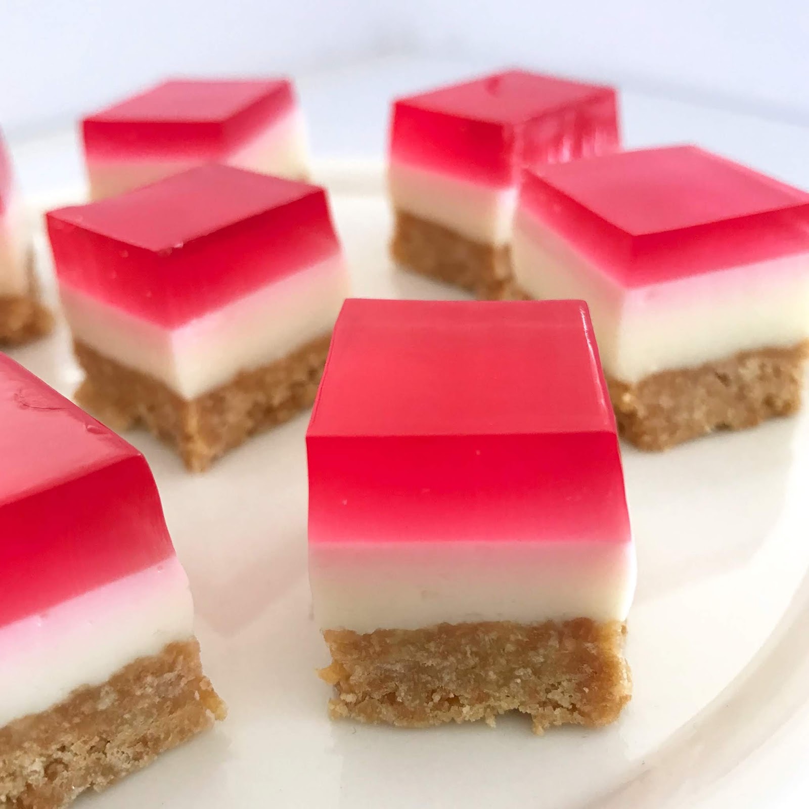 Strawberry Jelly Slice
