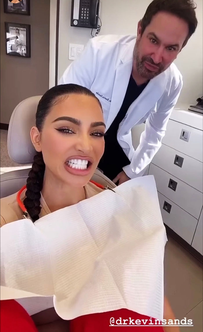 Veneers? Kim Kardashian reveals all about her teeth