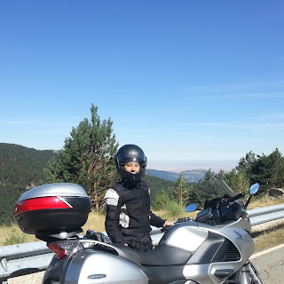 ruta en moto por el puerto de Cotos