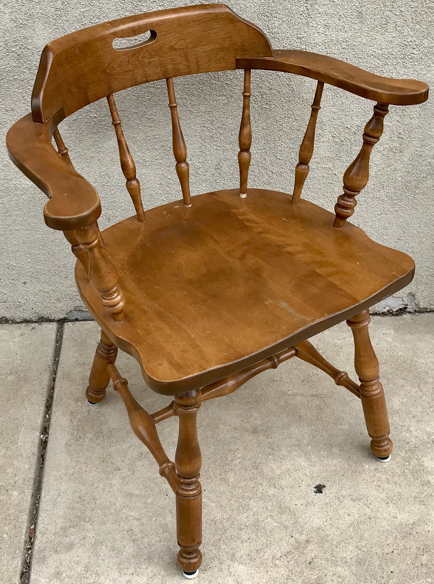 Solid Wood Captain Chair