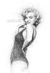 17-Marilyn-Monroe-Vince-Low-Scribble-Drawing-Portraits-Super-Heroes-and-More-www-designstack-co