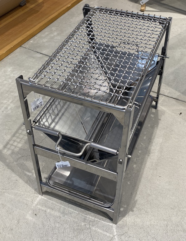 高品質国産】 スノーピーク 焚き火台SR 焼き網付 W2VHI-m82433737631