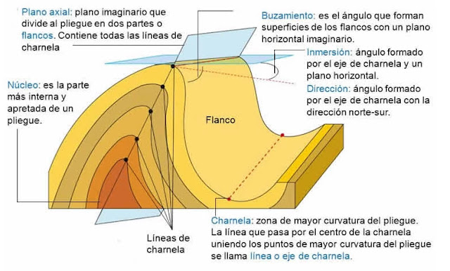 Partes de un pliegue