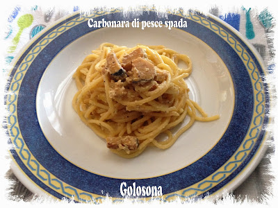 carbonara di pesce spada