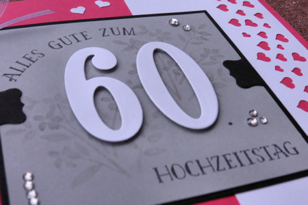Karte zur Diamantenen Hochzeit
