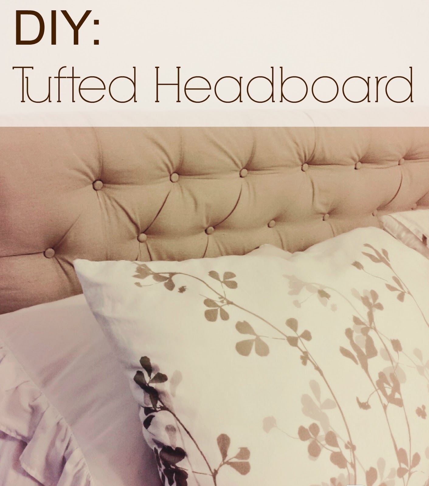 Inspirations by D DIY Tufted Headboard