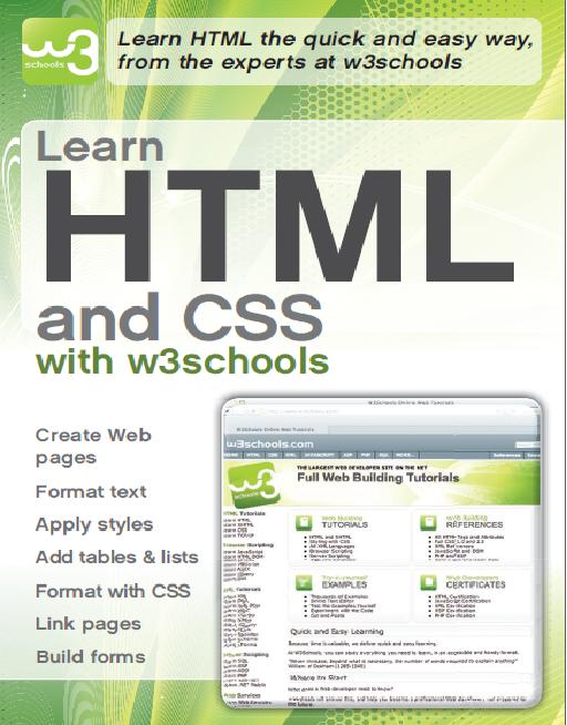 Free EBooks Learn HTML and CSS With W3Schools