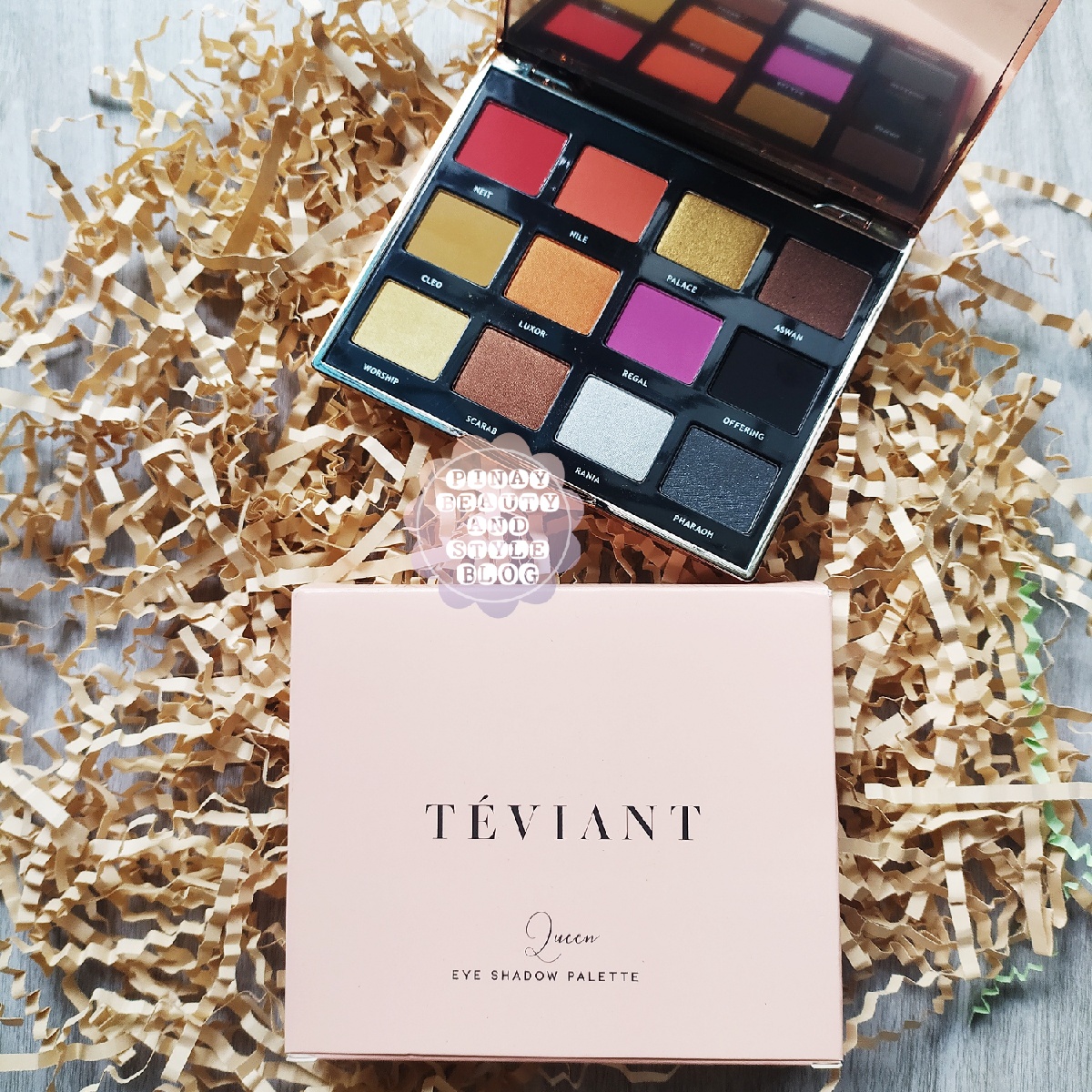 REVIEW Teviant Queen Eyeshadow Palette + Price, and Swatches Eye