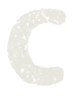 アルファベットのペンキ文字「C」
