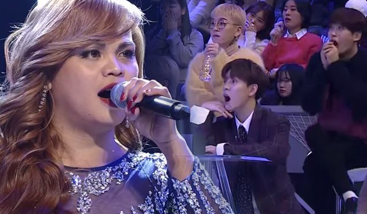 Isang Pinay, pinanganga ang mga Koreano sa kanyang pagkanta sa "I Can