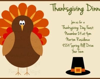 Best Wording For A Homemade Thanksgiving Invitation - Free Quotes ...