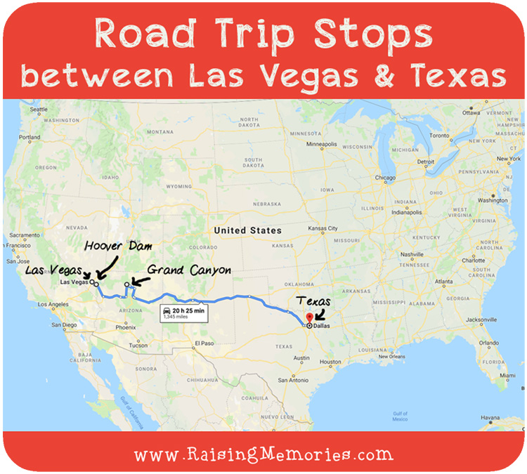 Road Trip Stops (between Las Vegas & Dallas)