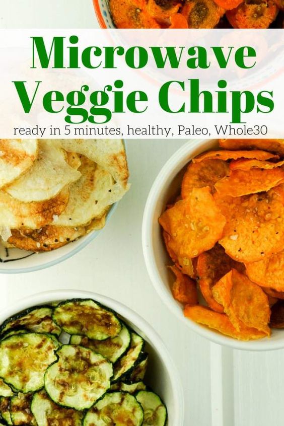 Microwave Veggie Chips Special Recipe