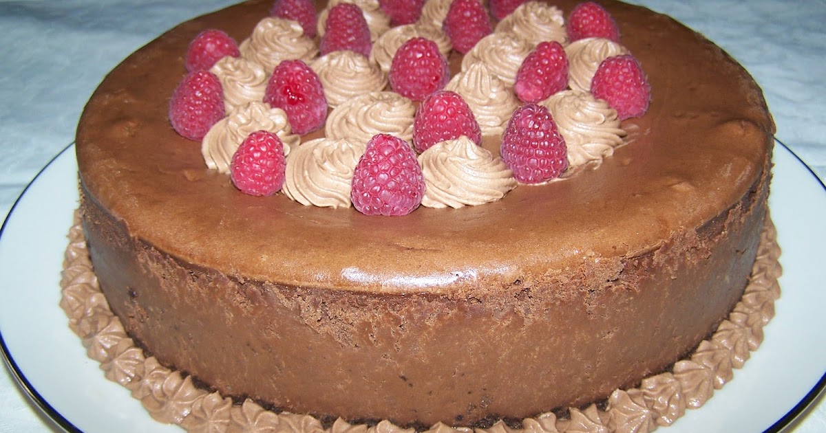 Dark Chocolate Truffle Cheesecake