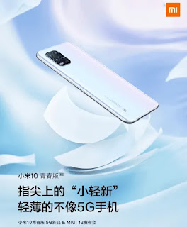 Xiaomi published poster of the new Xiaomi Mi 10 Lite 5G