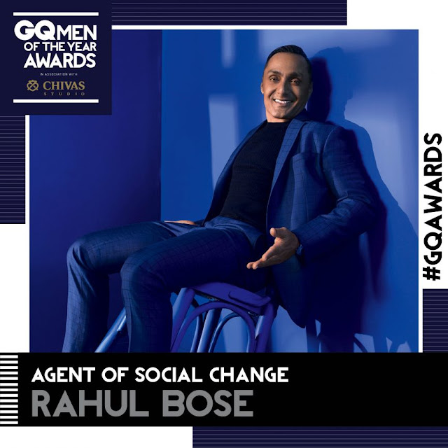 GQ MOTY Awards Agent of Social Change : Rahul Bose