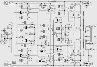 Rangkaian Power Audio Amplifier 300 Watt | Rangkaian Elektronika Dasar