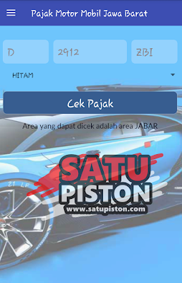 Cek Pajak Motor Online Wilayah Jawa Barat? Pakai Aplikasi Ini Sob !!!
