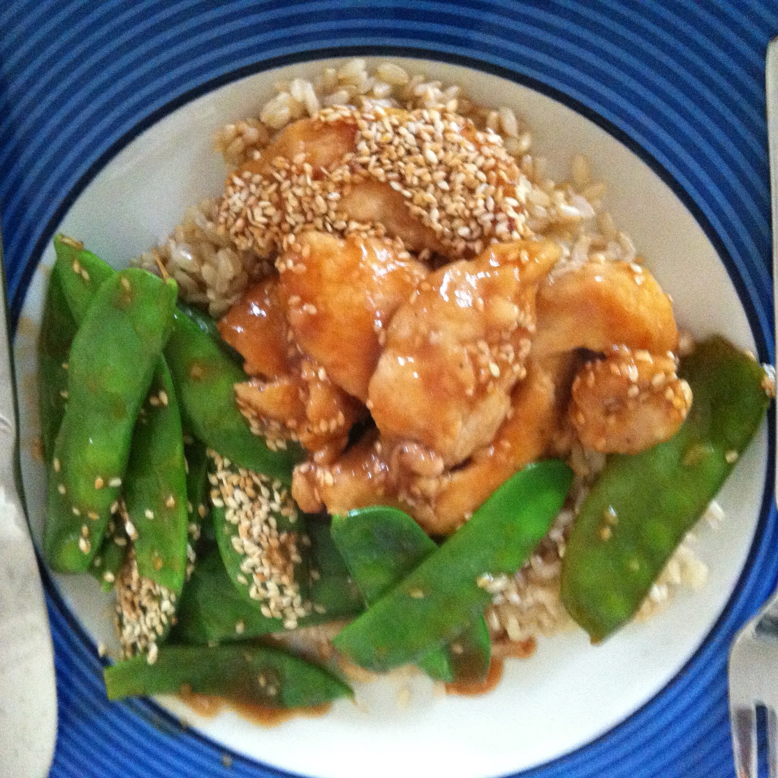 EwE OrangeSesame Chicken Stir Fry with Snow Peas Laws of the Kitchen