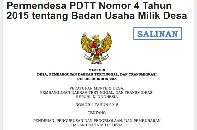 Donwload Manajemen Pembentukan Bumdes Format Work Dan Pdf Idn Paperplane