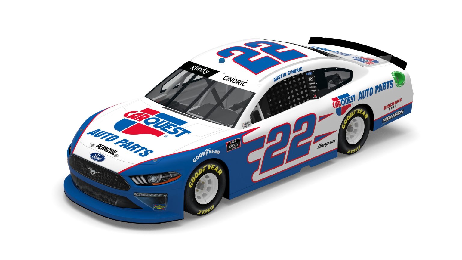 Austin Cindric gains multi race Sponsorship from CarQuest Stock Car Media