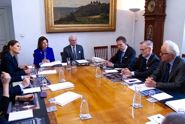 Queen Silvia, Crown Princess Victoria, Prince Daniel and Princess Sofia attended a meeting of Nobel Prizes 2018