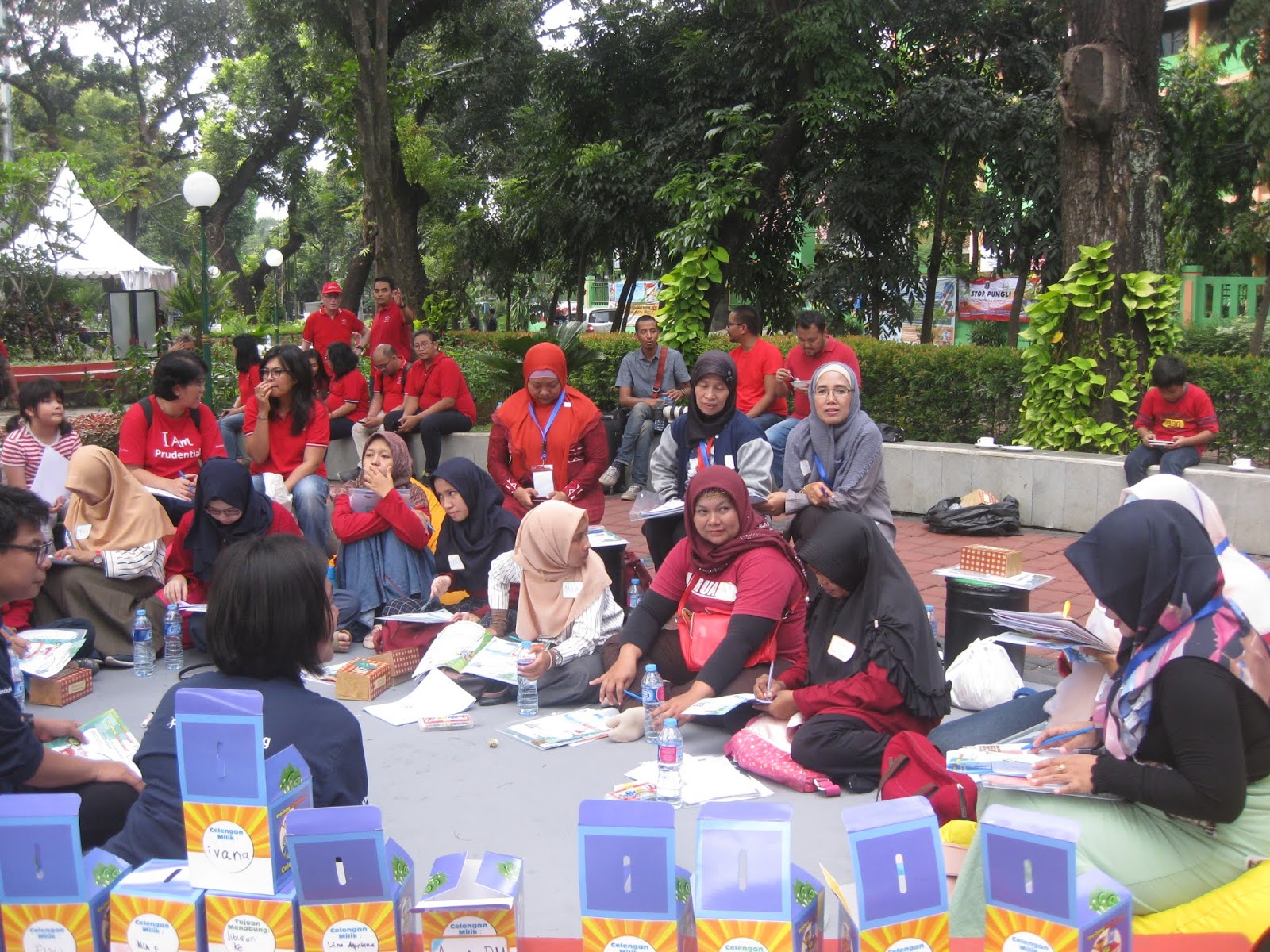 Suasana Workshop Kurikulum Cha Ching di Taman Mataram