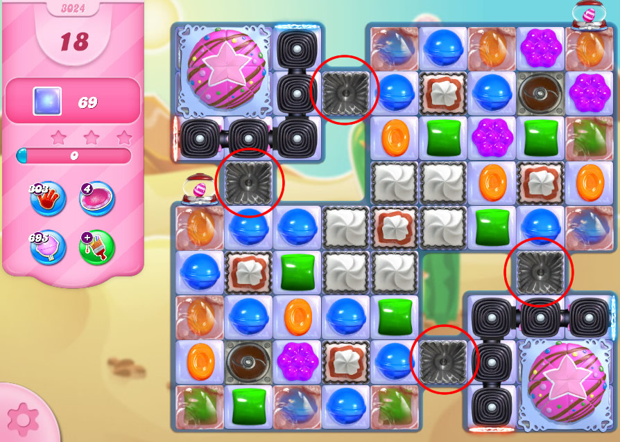 Candy Crush Saga level 3024 Candy Crush Saga level 3024