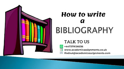 How To Write A Bibligraphy