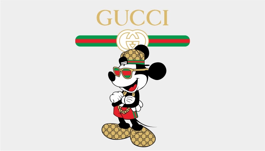 Mickey Mouse Gucci Cartoon Vector Eps Free Download