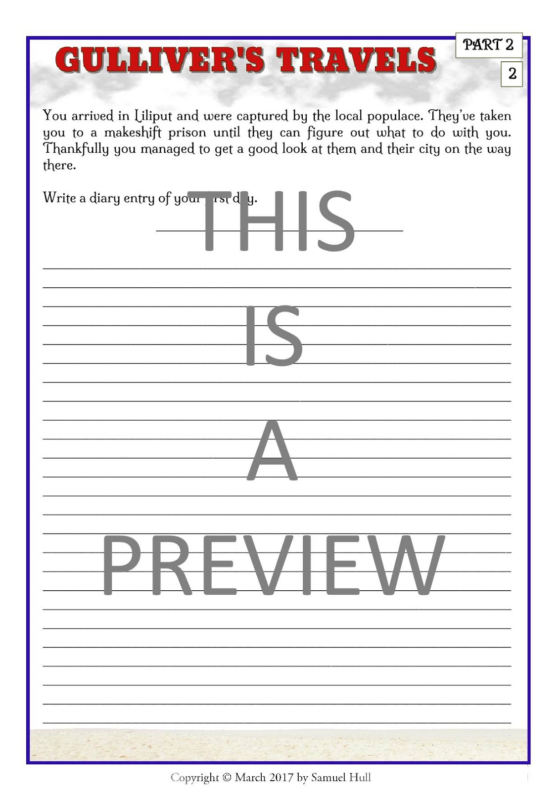 Gulliver's Travels (2010) Movie Comprehension Questions + Activities