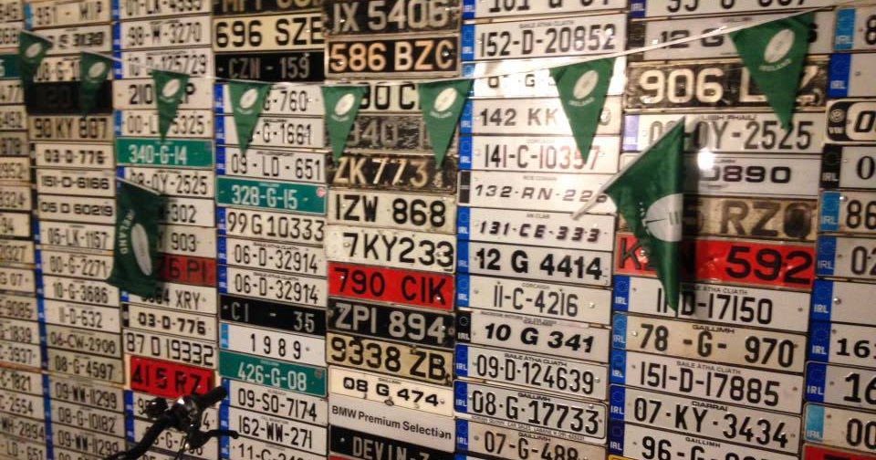 license plate numbers