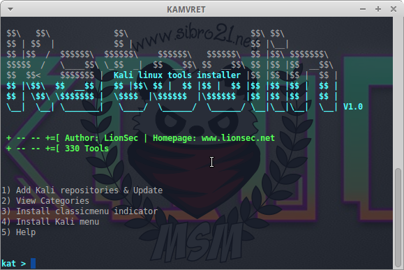 cara kali linux cara kali linux