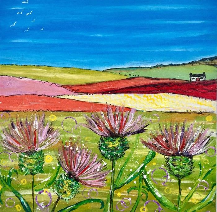 Пейзажи сельской Шотландии. Caroline Duncan