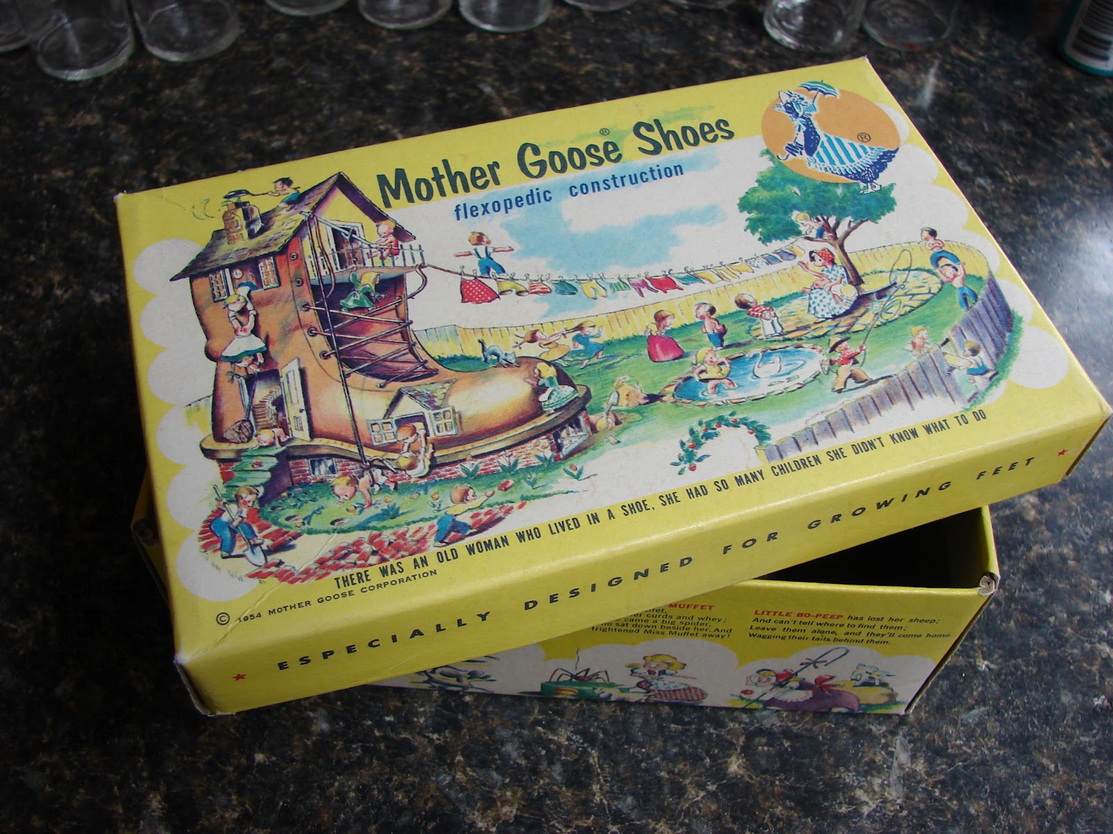 Color My World Mother Goose Shoe Box