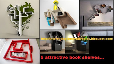 Book shelves for modern buildings and hotels and home, wall mounted bookshelf designs