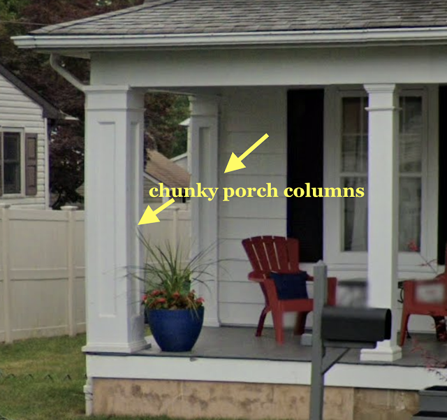 Sears Wayne chunky front porch columns