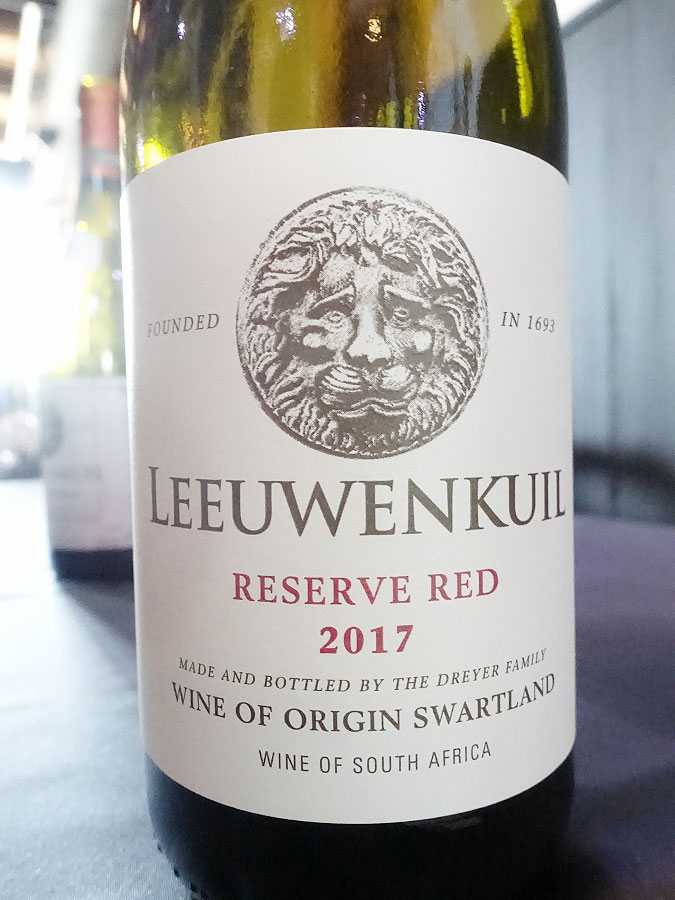 Leeuwenkuil Reserve Red 2017 (88 pts)