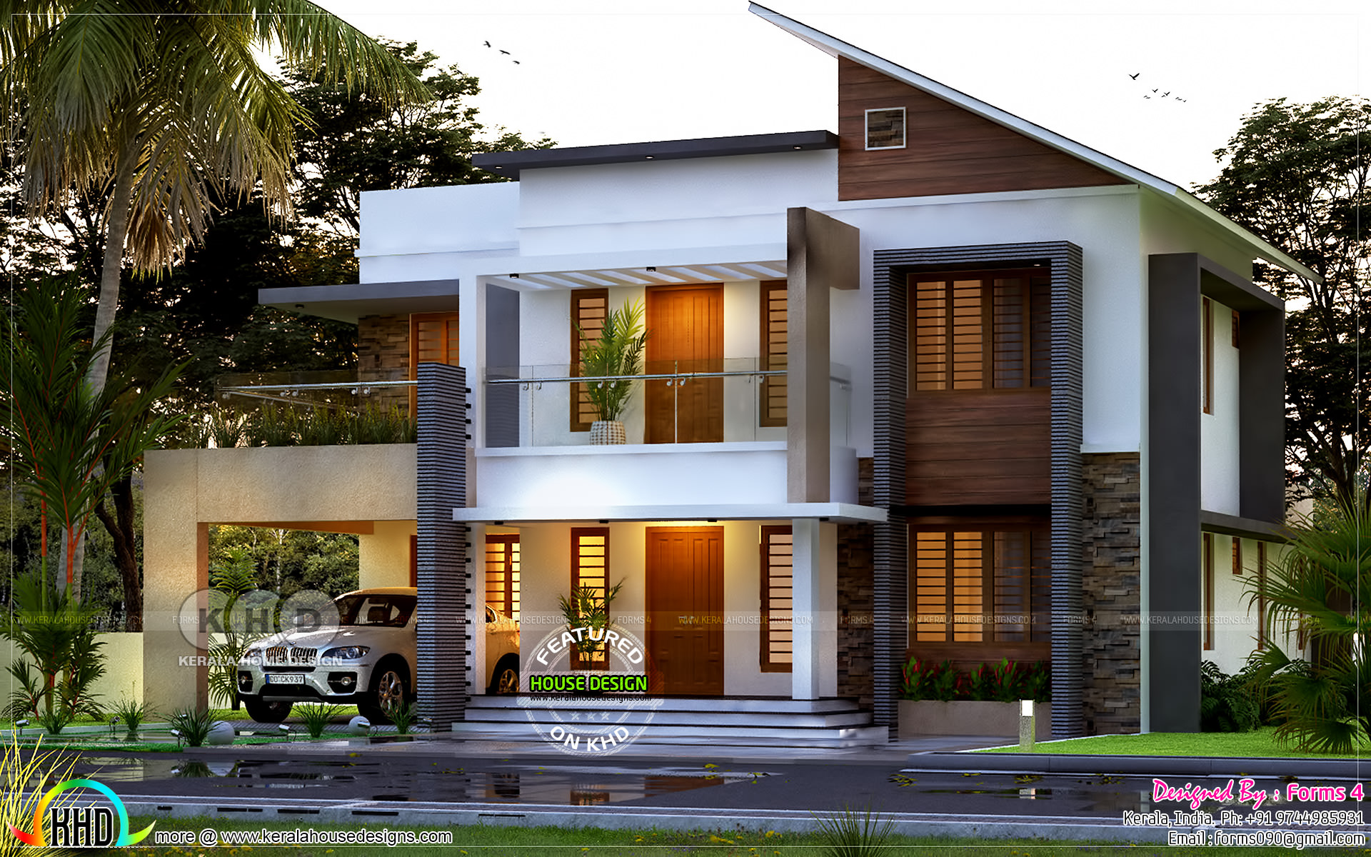 4 BHK, $50,000 estimated cost home plan - Kerala Home Design and Floor