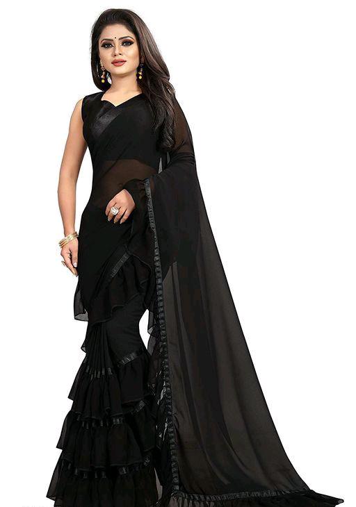 gown wali saree