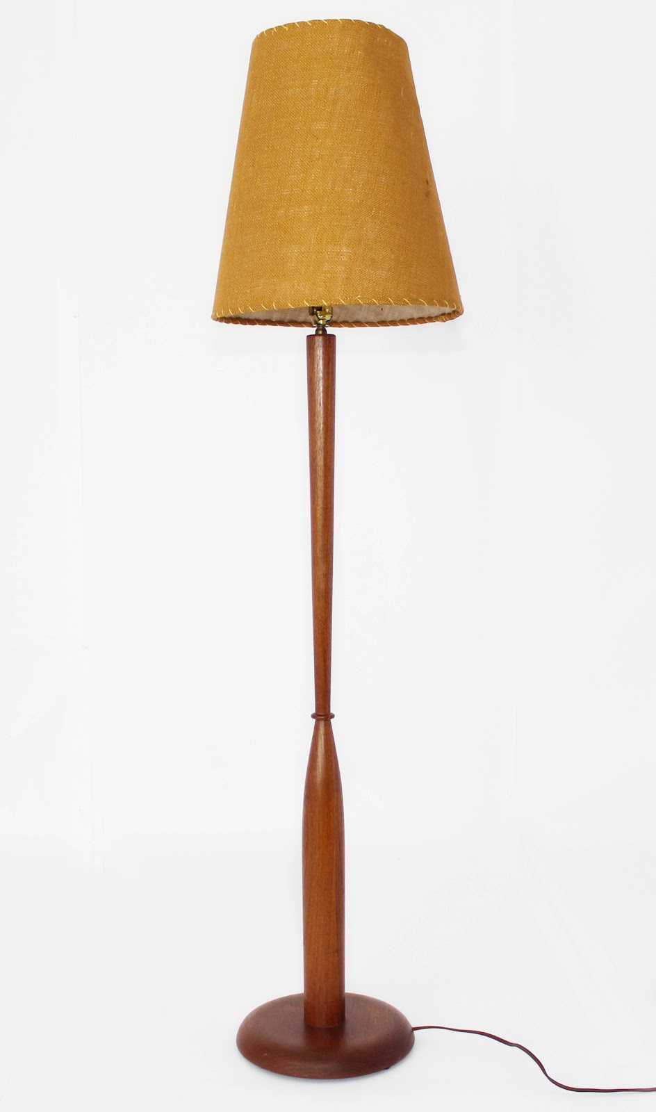 Mansion Decor: Danish Mid Century Teak Floor Lamp